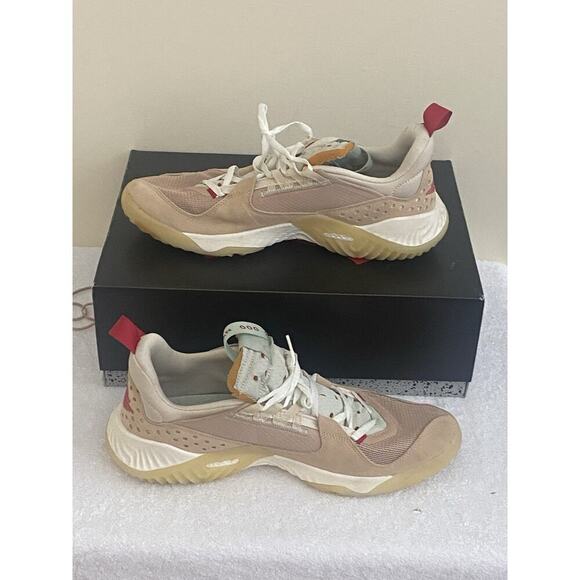 Jordan Mens Delta SP Vachetta Athletic Shoes Size 11.5 Tan/Red Activewear - Picture 3 of 6